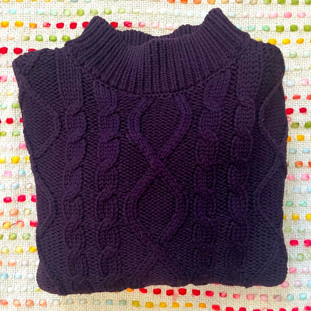 Elie Tahari Merino Wool Cable Knit Sweater